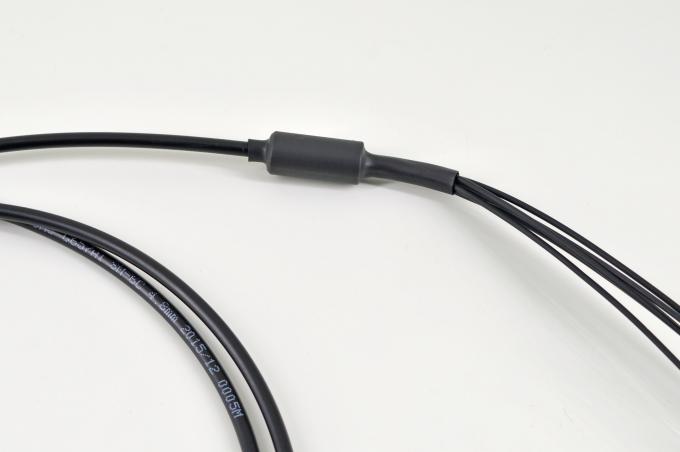 12 Strand Fiber Optic Cable Single Mode LC To FC Outdoor Break Out Tactical Armored G657A