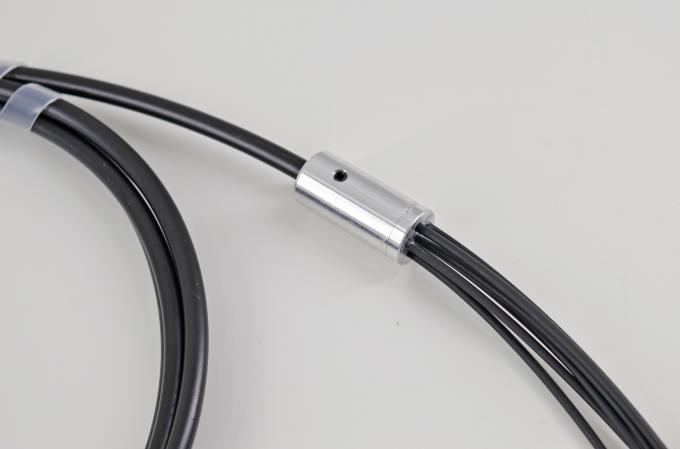 12 Strand Fiber Optic Cable Single Mode LC To FC Outdoor Break Out Tactical Armored G657A