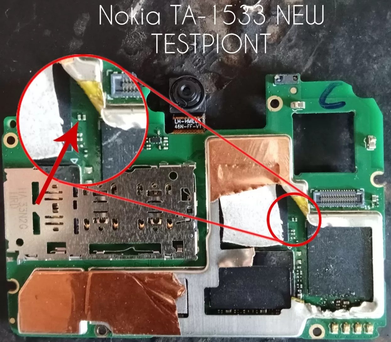 Nokia C22 Test Point TA1533 Fidetec