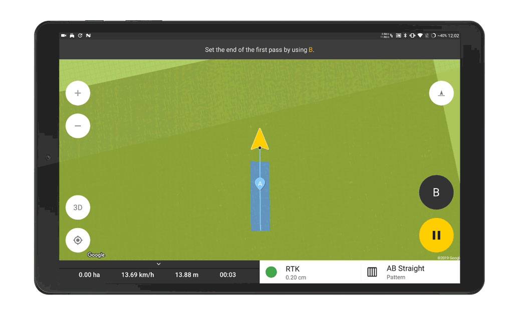 Tractor GPS navigation (Premium subscription) FieldBee