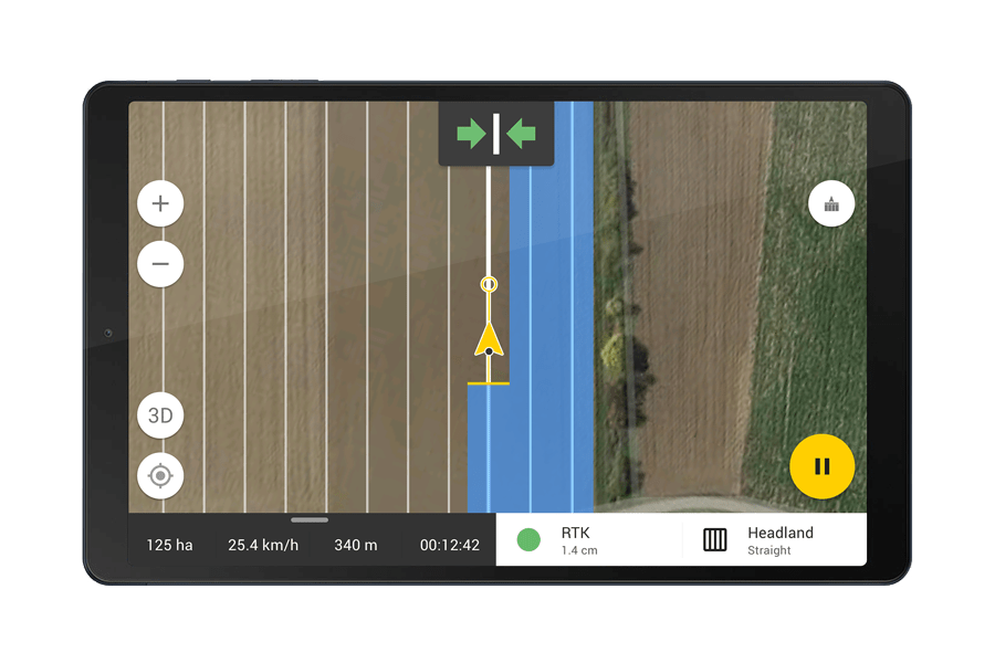 Tractor GPS navigation (Premium subscription) FieldBee