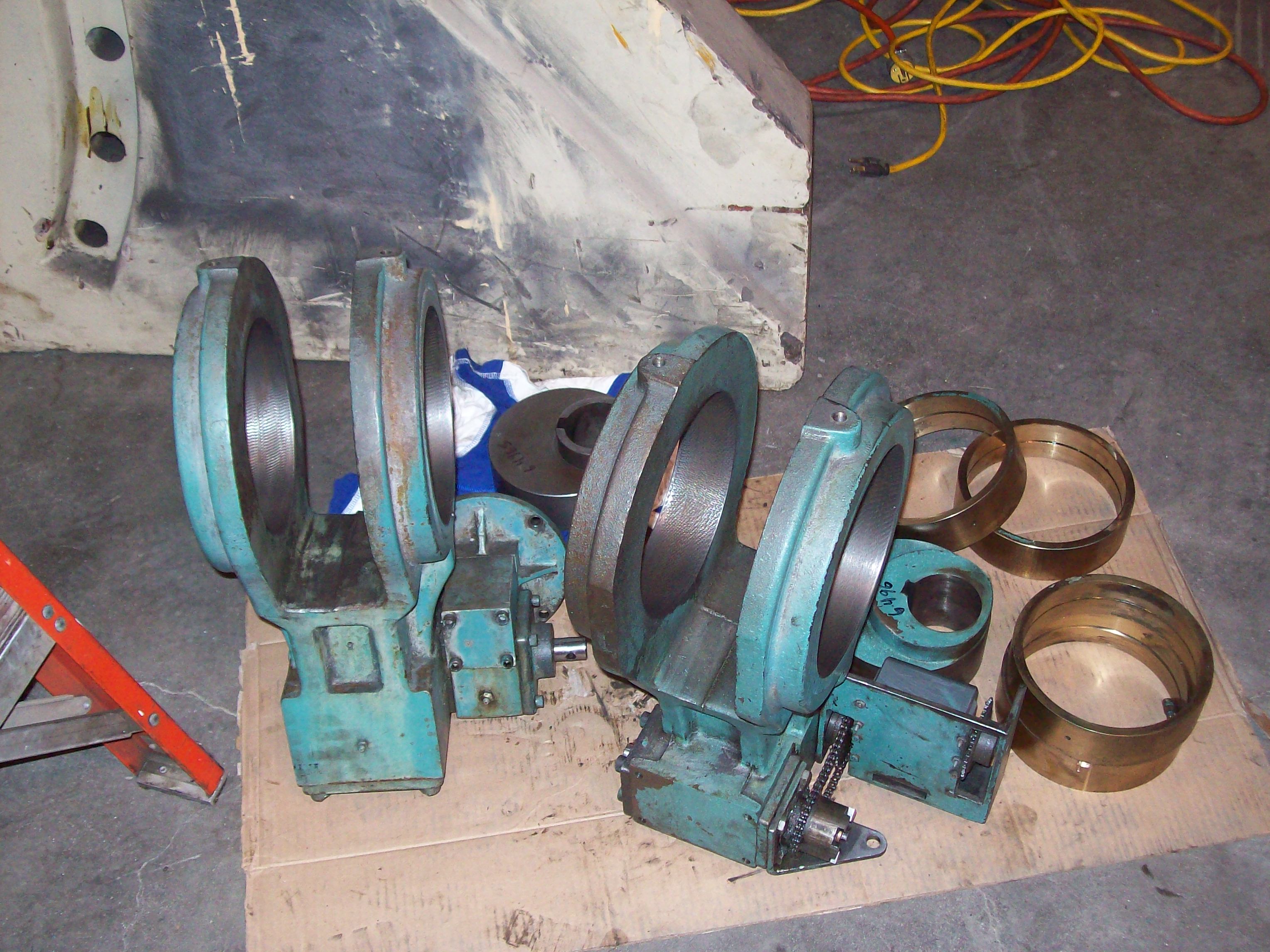 Wysong 55 ton press brake repair