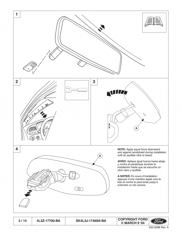 Ford Fiesta Homelink Mirror Installation Ford Fiesta Forum