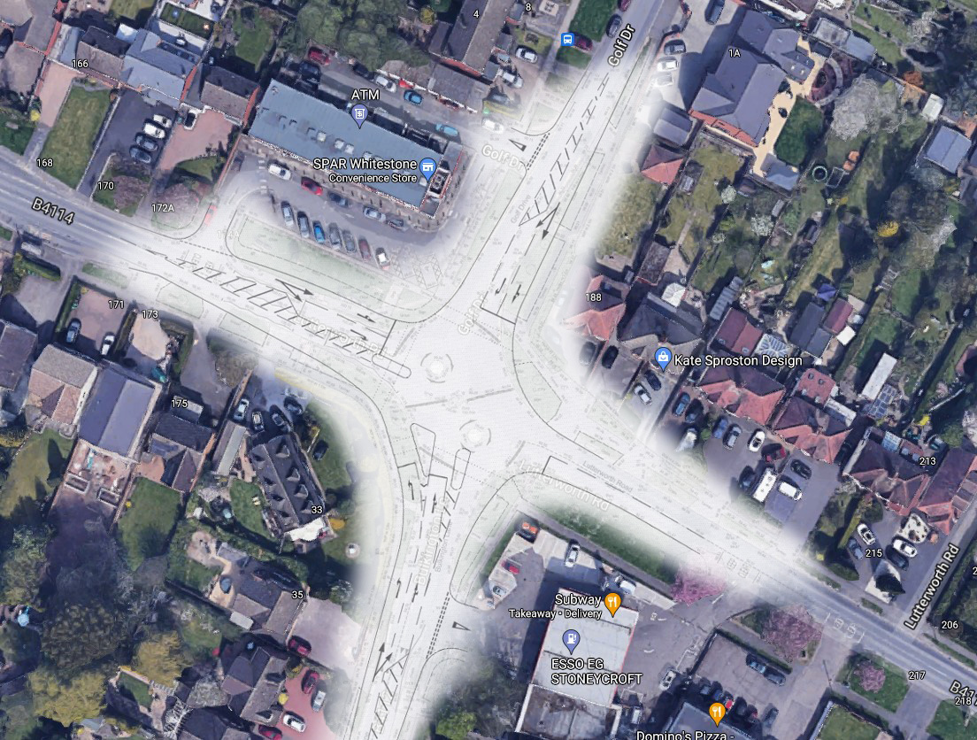 Junction “Improvements” in Whitestone, Nuneaton Fiets! Let’s Cycle