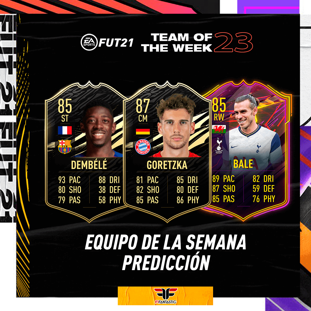 Predicción del TOTW 23 de FIFA 21 FIFAntastic