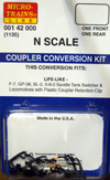 Micro-Trains N Scale Conversion Couplers | N Scale Model Trains | Fifer