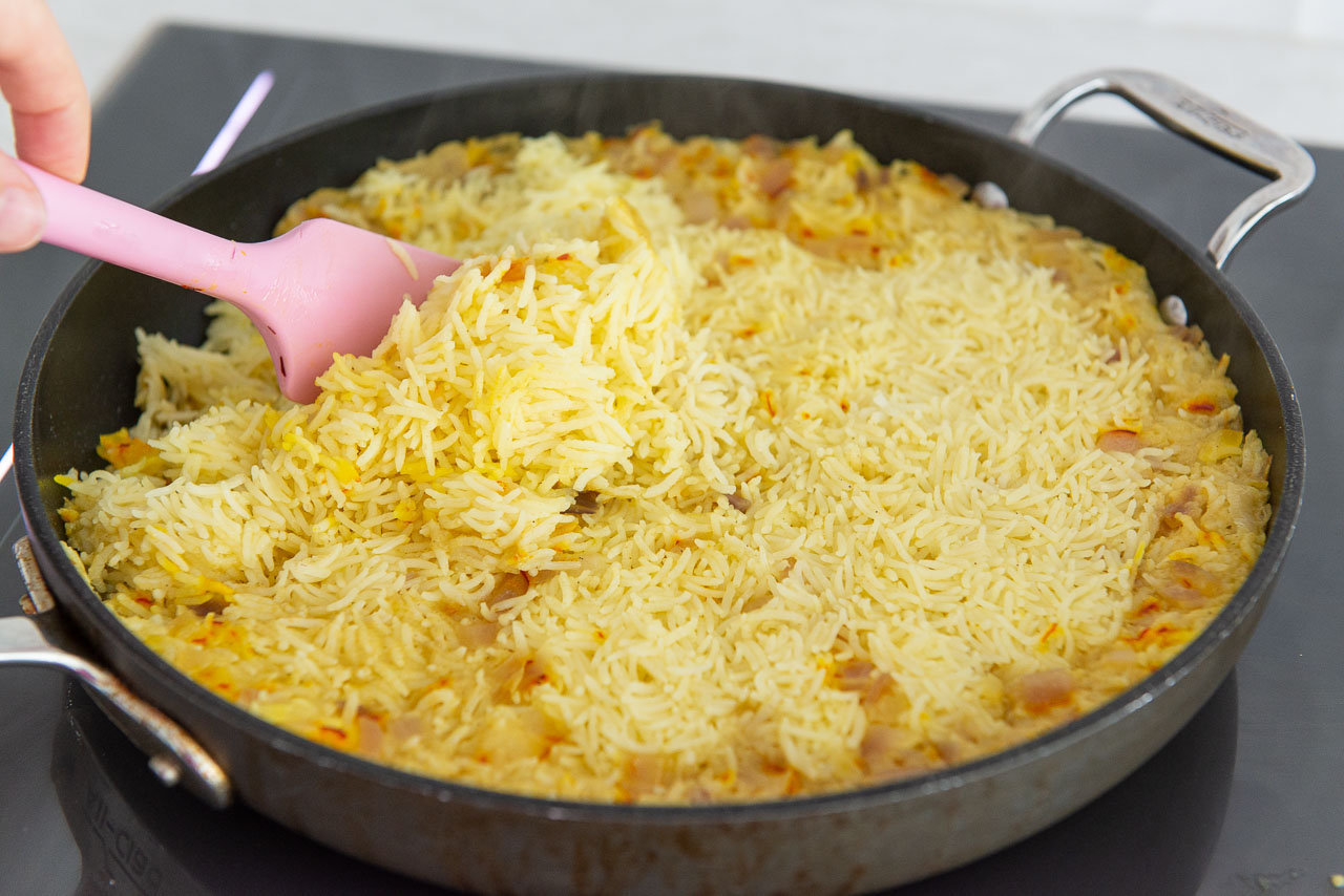 Saffron Rice (Yellow Basmati Rice Recipe) Fifteen Spatulas