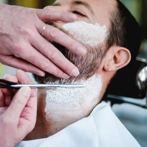 Men's Beard Trim With Razor Midtown NYC Fifth Avenue Barber Shop