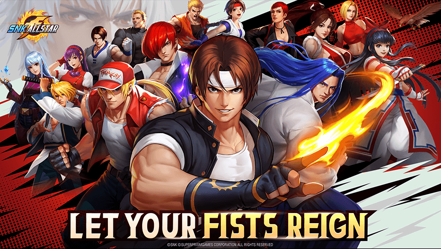SNK Allstar Artwork, 2D Sprites, Official Site KOF