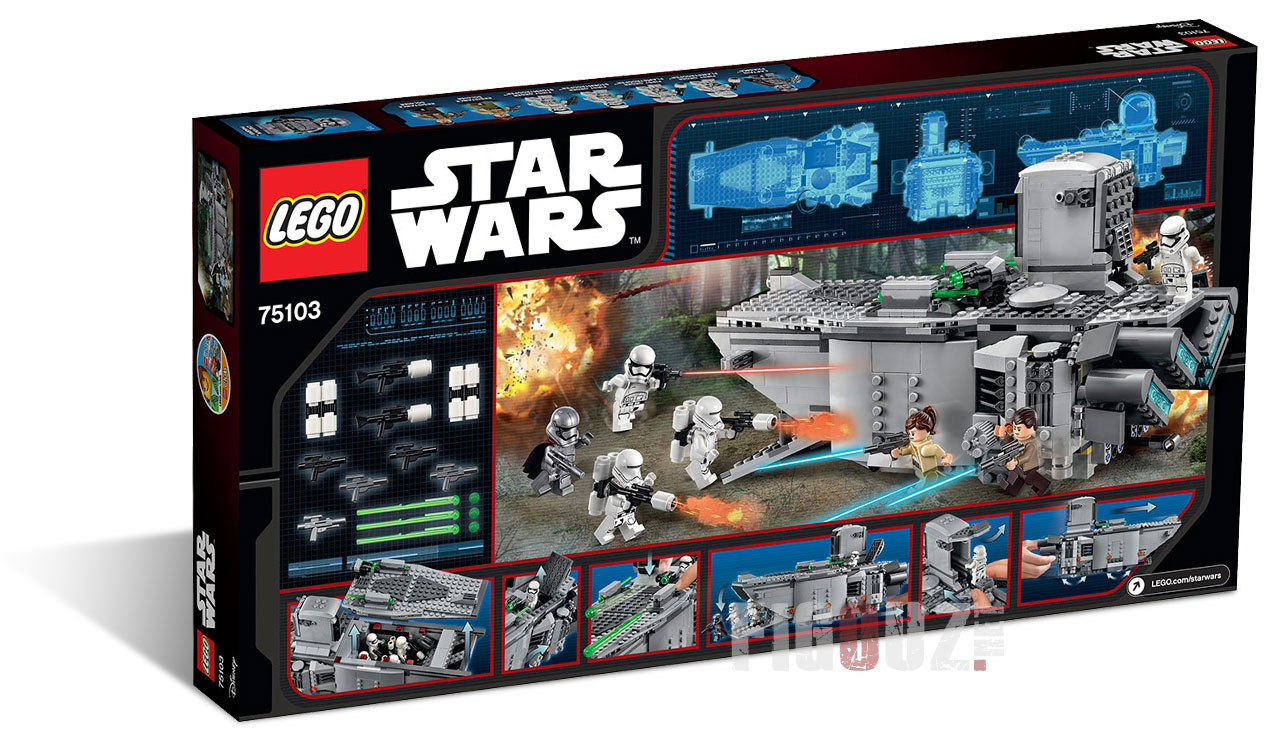 75103 First Order Transporter Lego Star Wars 7 The Force Awakens Photos, review