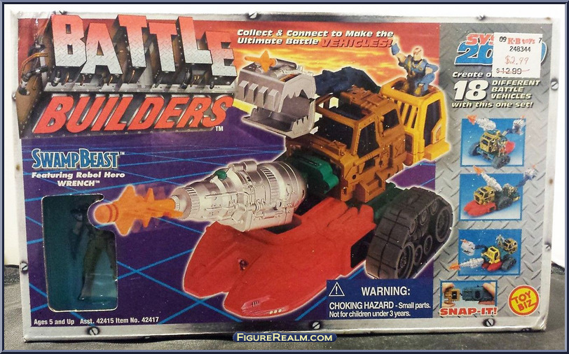 Swamp Beast Featuring Rebel Hero Wrench Battle Builders System 2000