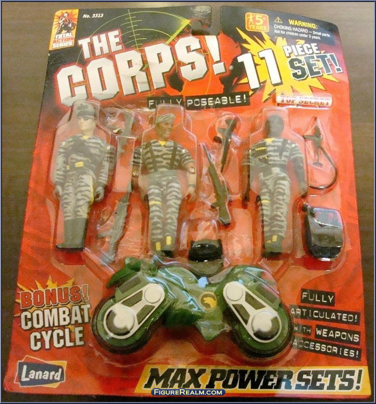 11Piece Set 2 Corps! Max Power Lanard Toys Action Figure