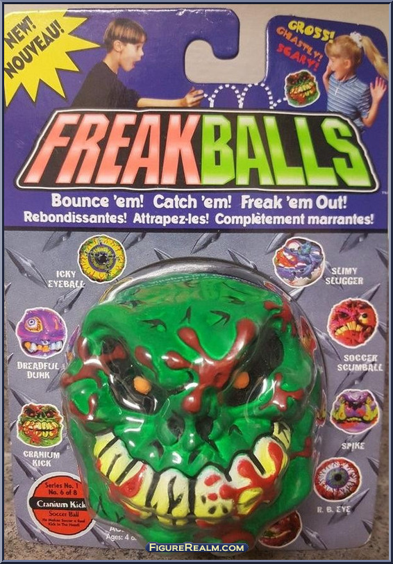 Cranium Kick Freakballs Basic Series Big Time Toys Action Figure