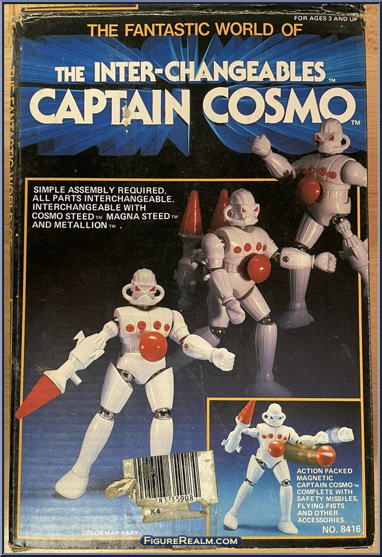 Captain Cosmo InterChangeables Basic Series Hourtoy Action Figure