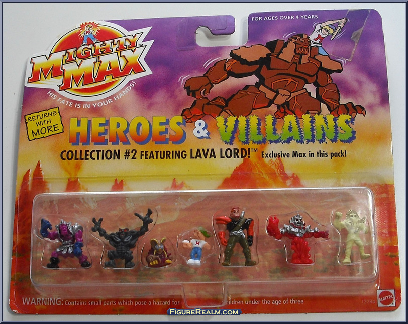 Collection 2 Featuring Lava Lord Mighty Max Heroes & Villains