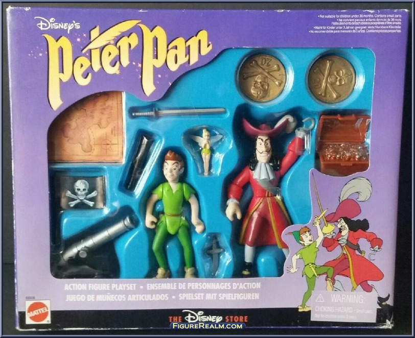 Peter Pan / Captain Hook Peter Pan Box Sets Mattel Action Figure
