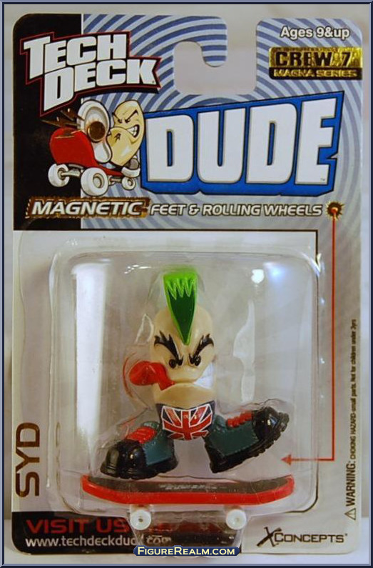 Syd Tech Deck Dude Crew 7 Magna Series XConcepts Action Figure