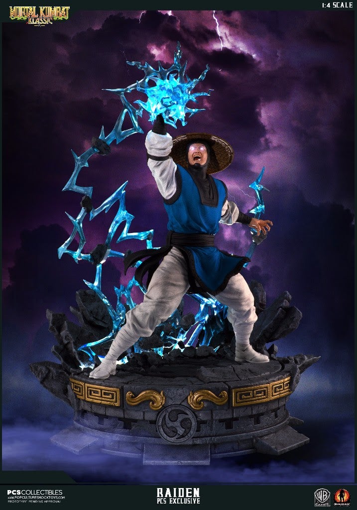 PCS Collectibles Mortal Kombat 14 RAIDEN Statue