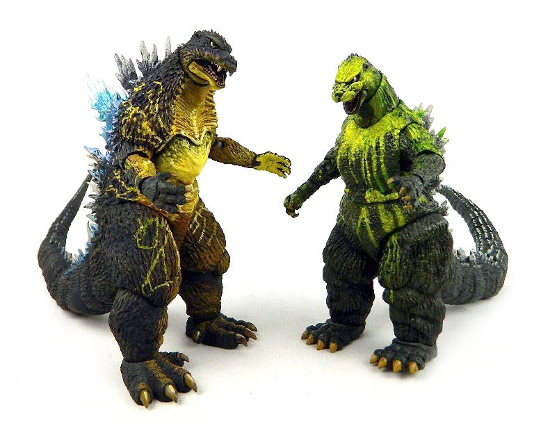 REVIEW NECA ’89 & ’03 Godzilla Action Figures + Target Exclusives