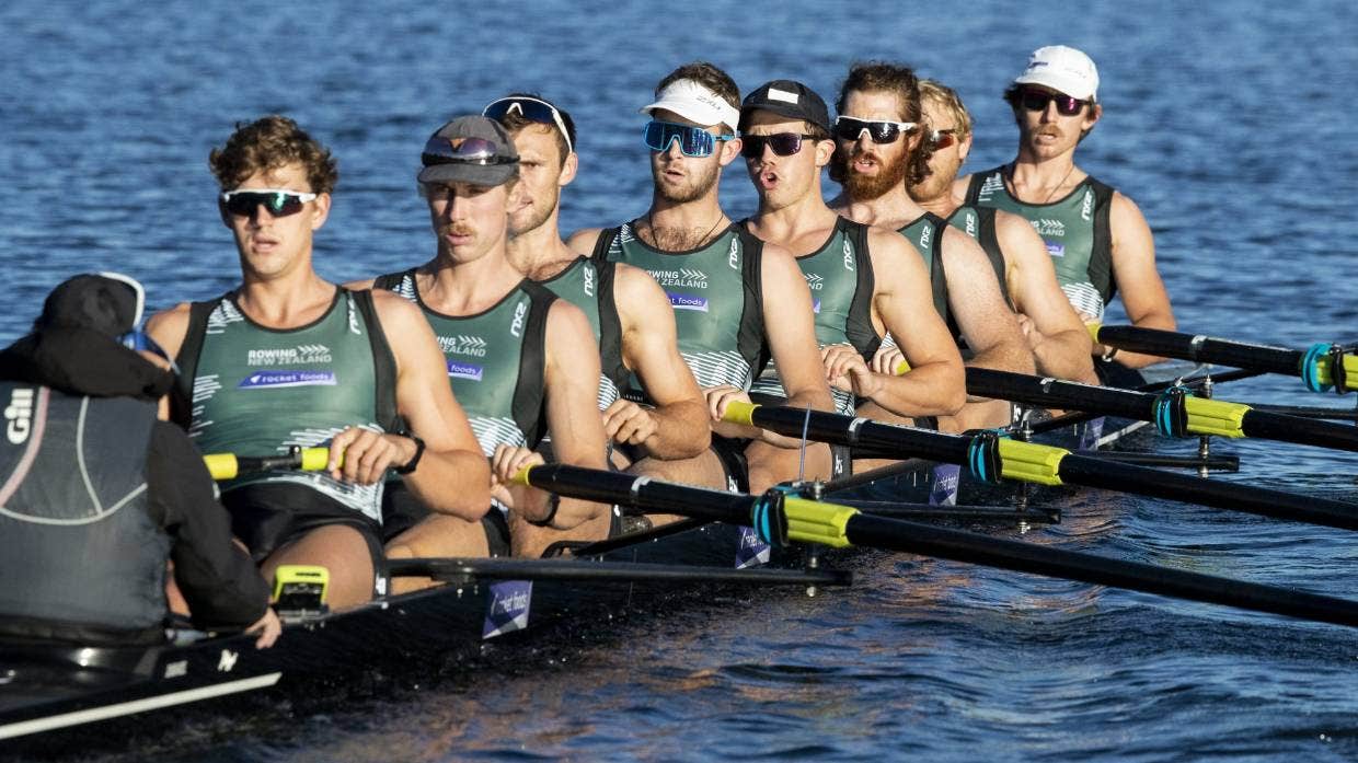 New Zealand men's rowing eight close in on Olympic qualification in