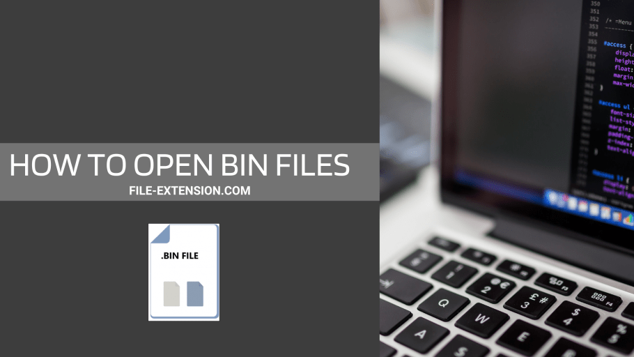 Open BIN File on Windows PC Free Download File Extension
