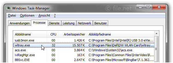 wltray.exe Windows Prozess Was ist das?