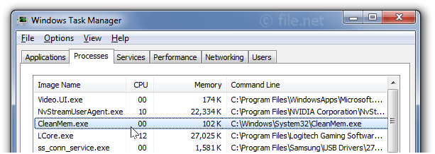 CleanMem.exe Windows process - What is it?