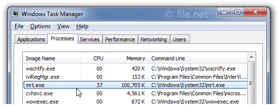 mrt.exe Windows process - What is it?