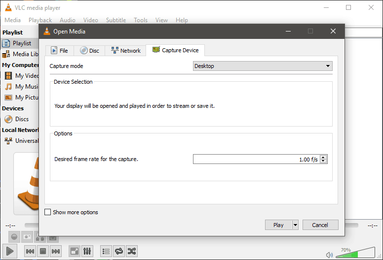 [Tutorial] Use VLC to record your desktop FileCluster How Tos