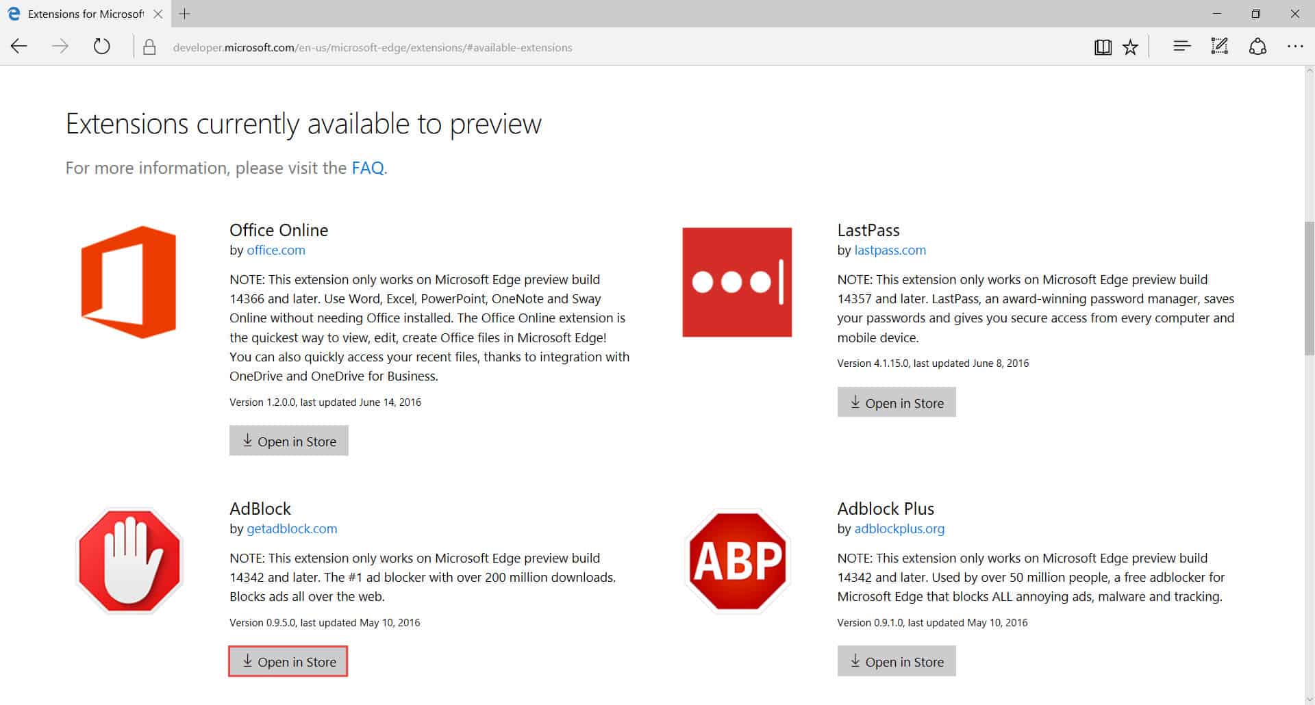 How To Install extensions in Edge browser