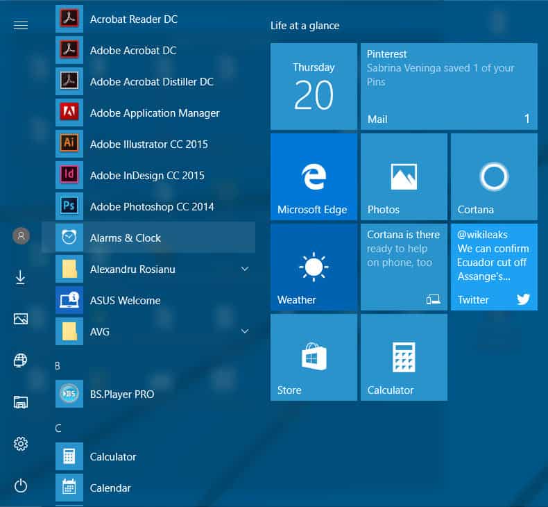 Alarms Clock App Windows 10