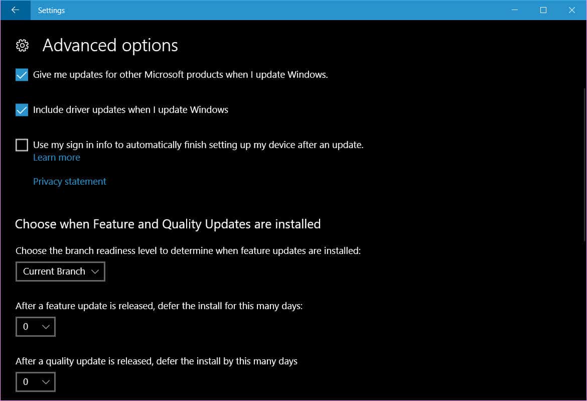 How To Delay Feature and Quality Updates in Windows 10 FileCluster