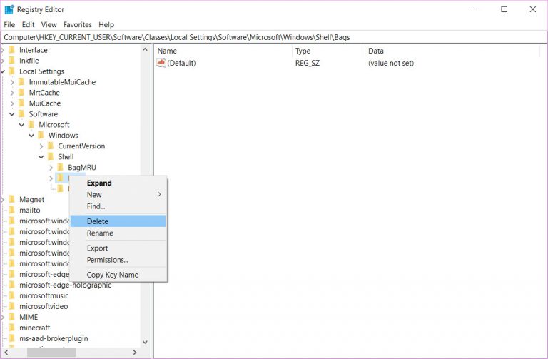 Reset folder view for all folders in Windows 10 How to