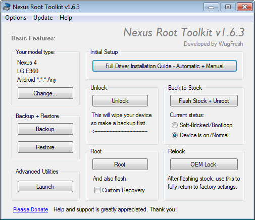 Nexus Root Toolkit 2.1.9 Free Download for Windows 10, 8 and 7