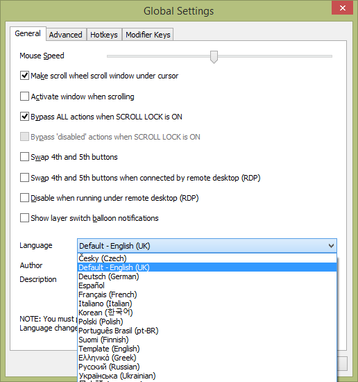 XMouse Button Control 2.19.2 Mouse Cursor Software