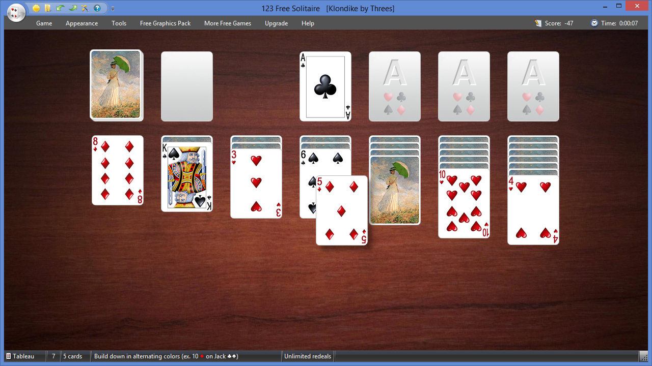 123 Free Solitaire 12.0 Card Games