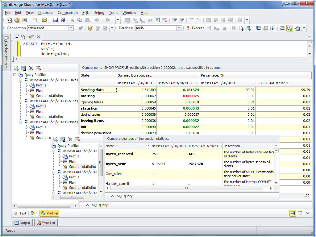 Studio for MySQL 8.1.45 Database Management Software
