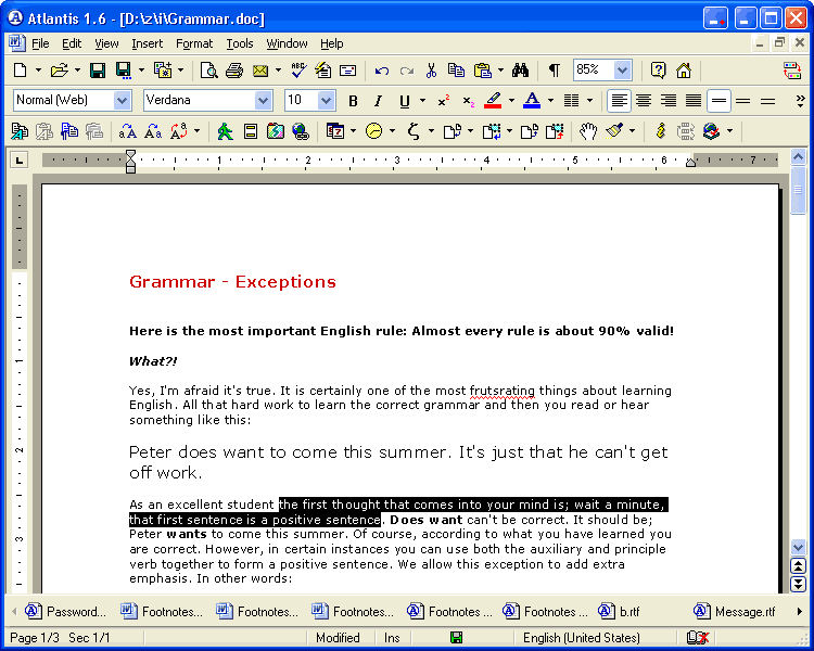 Atlantis Word Processor 4.3.4.1 Word Processing Software
