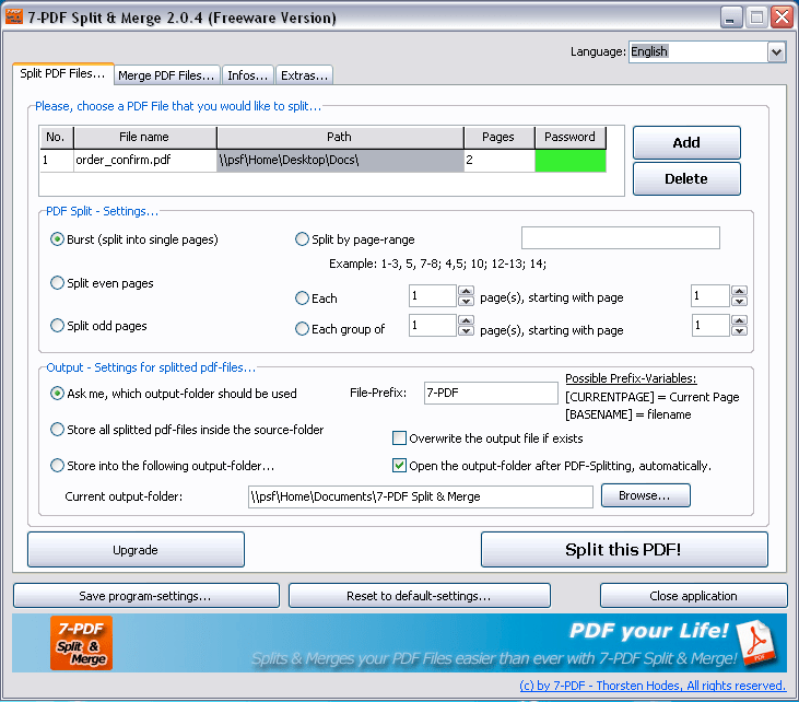 How to split and merge PDFs Adobe Inc.
