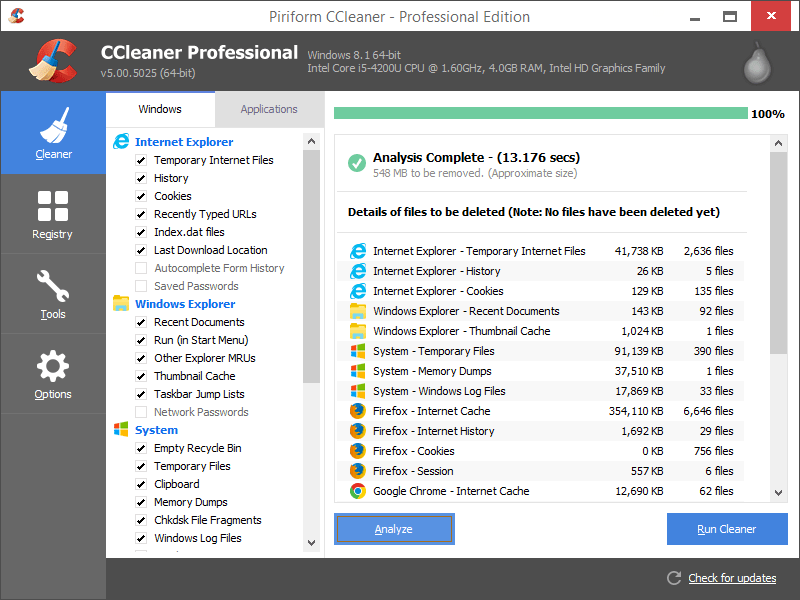 CCleaner Filehippo Free Download Windows filehippo