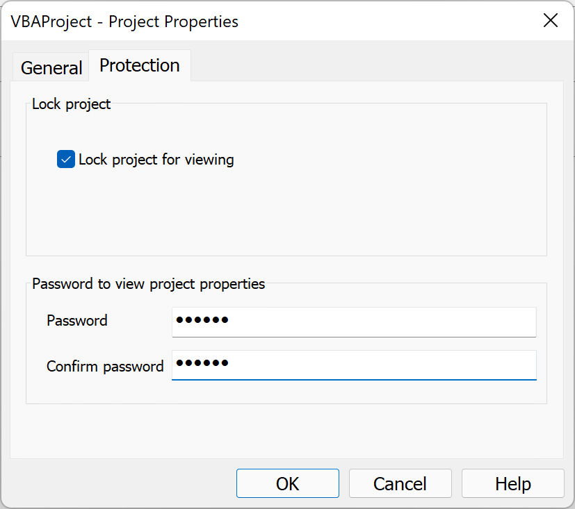 4 Ways to Protect VBA (Visual Basic for Applications) Code Filelem