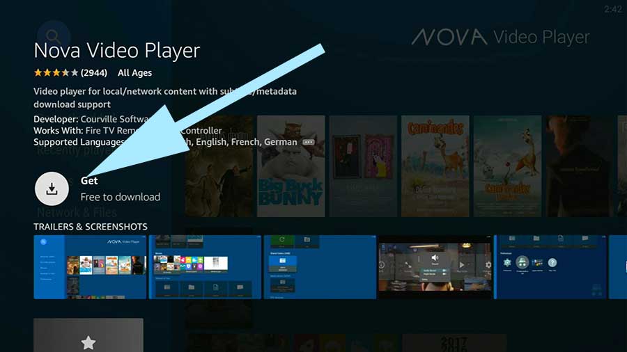 Nova Media Player - Free Android TV and Fire TV Media Player