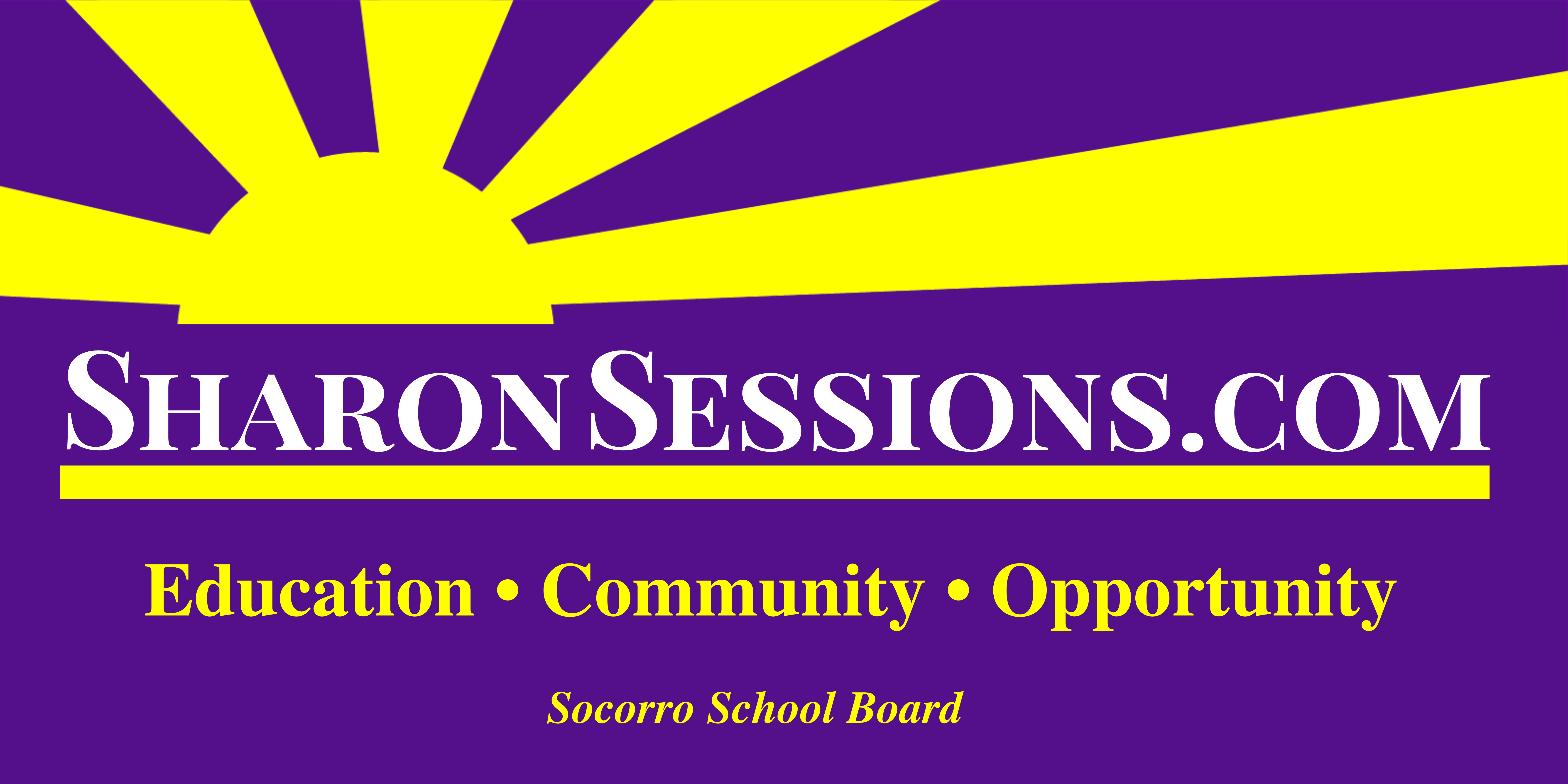 Sharon Sessions for Socorro School Board 2023 Sharon Sessions for