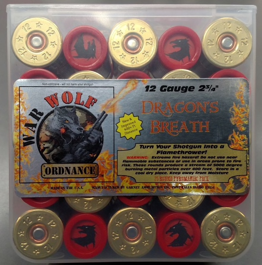War Wolf Ordnance 25 Round Original Super Dragon's Breath