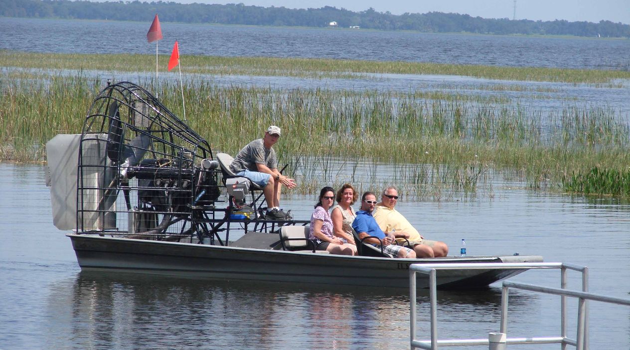 1Hour Airboat Ride in Lake Jesup Book Tours & Activities at