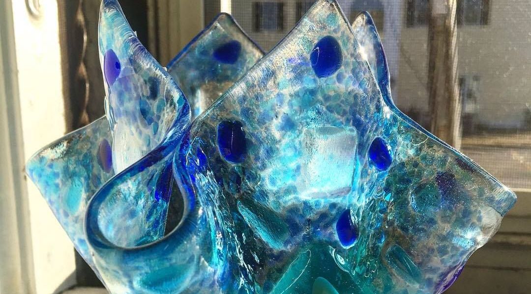 Fused Glass Bowl Draping Class in Needham Book Tours & Activities at