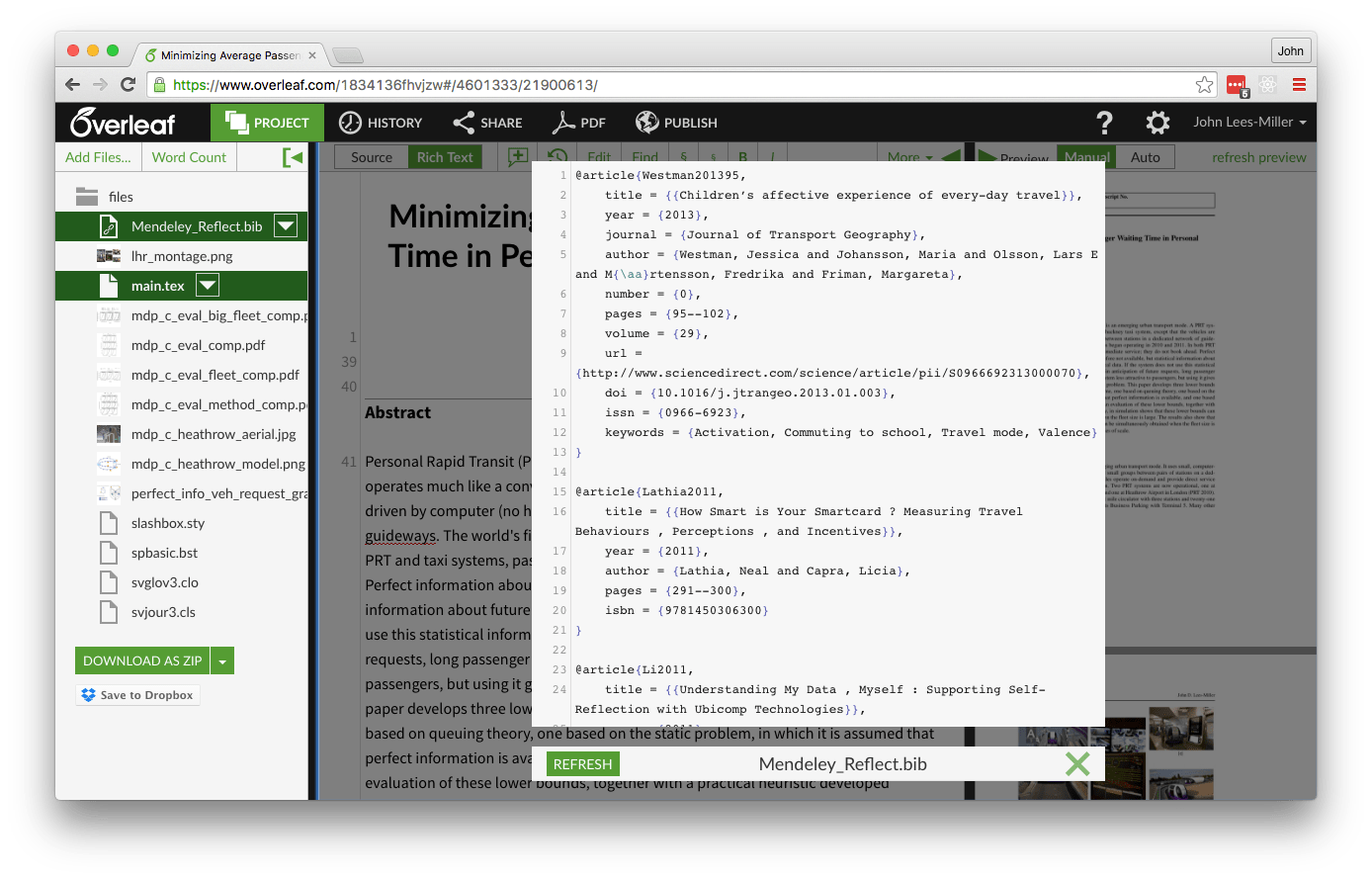 New Manage Shared References with Mendeley Groups! Overleaf, Online