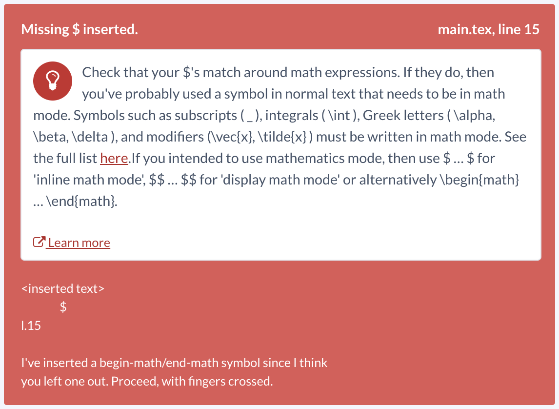 Tips and Tricks for Troubleshooting LaTeX Overleaf, Online LaTeX Editor