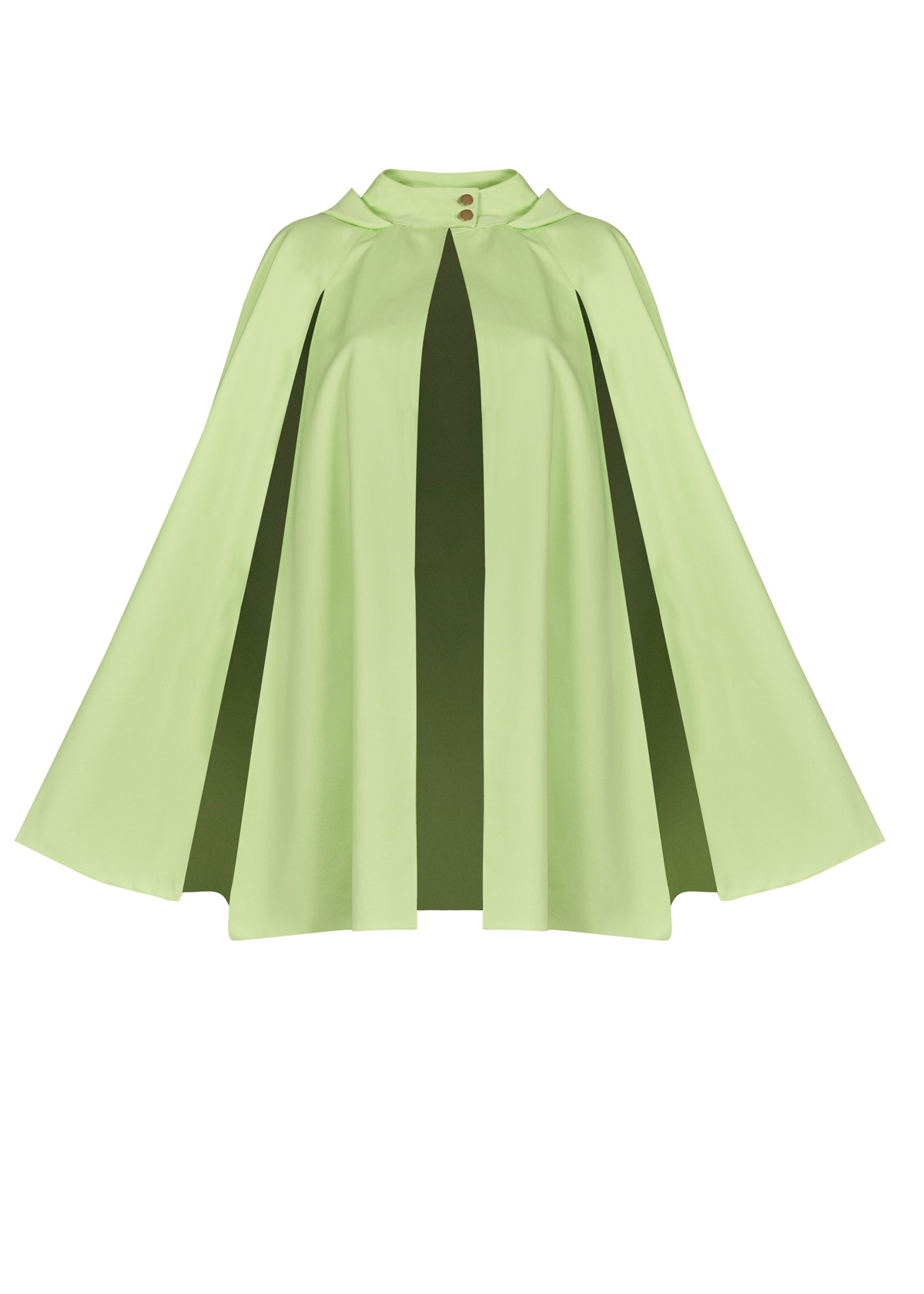Lime Green Hooded Cape FILKK