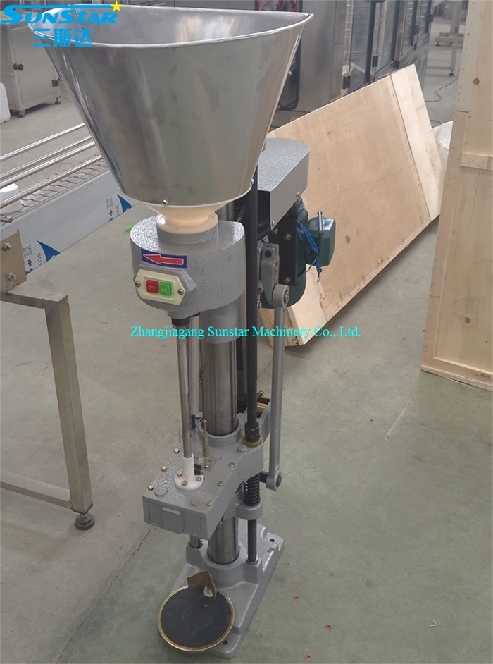 semi automatic cork bottle capping machine wine corker